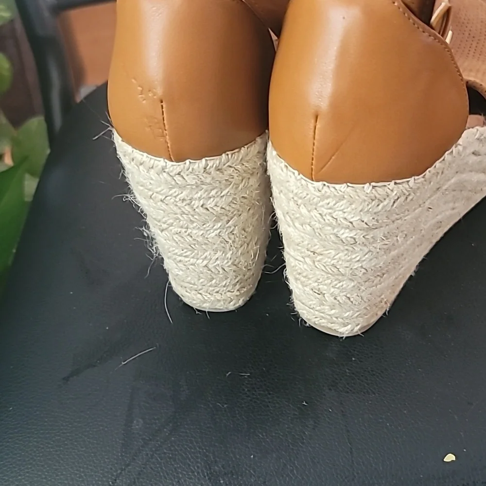 Steve Madden Espadrilles Platform Wedge Heel Sandals SZ 9